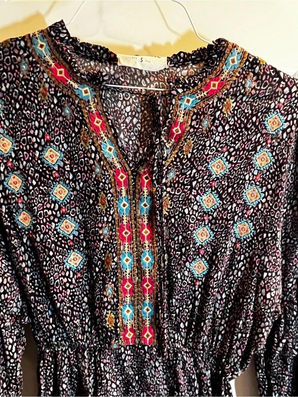 Savannah Jane Embroidered Boho Top